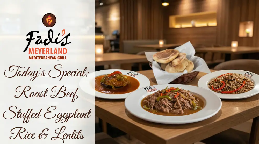 Fadis Meyerland Mediterranean Grill - Housotn - Menu Items